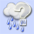 It is forcast to be Chance of Rain at 10:00 PM BST on June 15, 2013